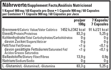 AllStars L-Glutamin 60 Kapseln