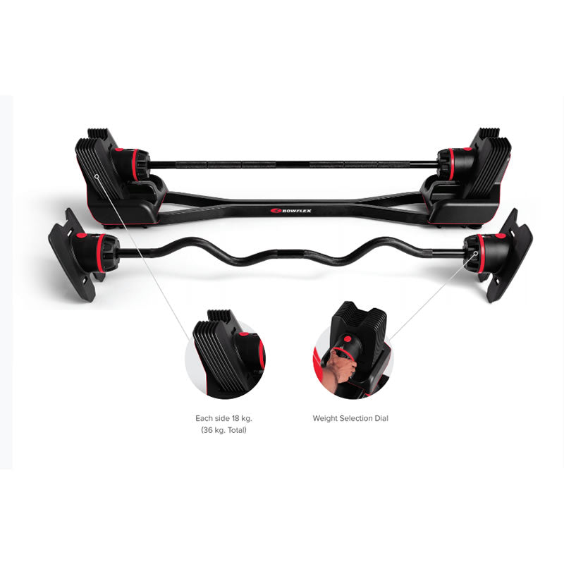 Bowflex SelectTech 2080 Langhantel und Curlstange