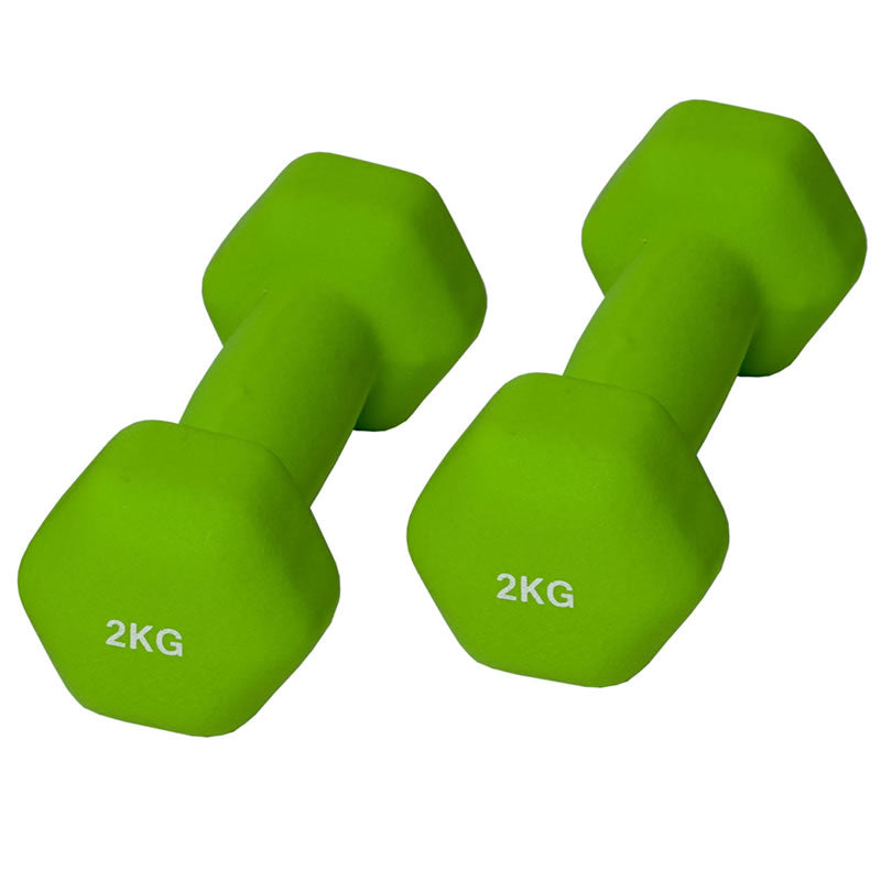 CARDIOfitness Gymnastikhanteln 2kg, Hantel-Set