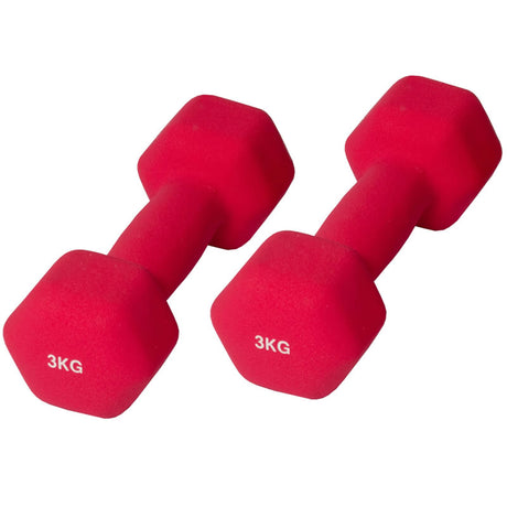 CARDIOfitness Gymnastikhanteln 3kg, Hantel-Set