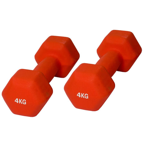 CARDIOfitness Gymnastikhanteln 4kg, Hantel-Set