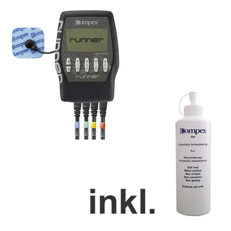 Compex Runner Mi-ready inkl. Elektroden-Gel 250g