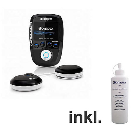 Compex Wireless inkl. Elektroden-Gel 250g