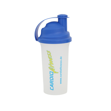 CARDIOfitness Shaker 0,7 l mit Siebeinsatz blau