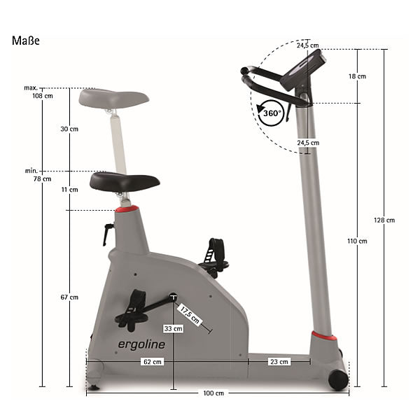 Ergoline Ergometer optibike plus home