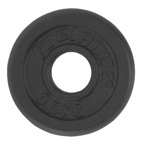 FUEL Fitness Guss-Hantelscheibe 30mm 1x 0,5kg