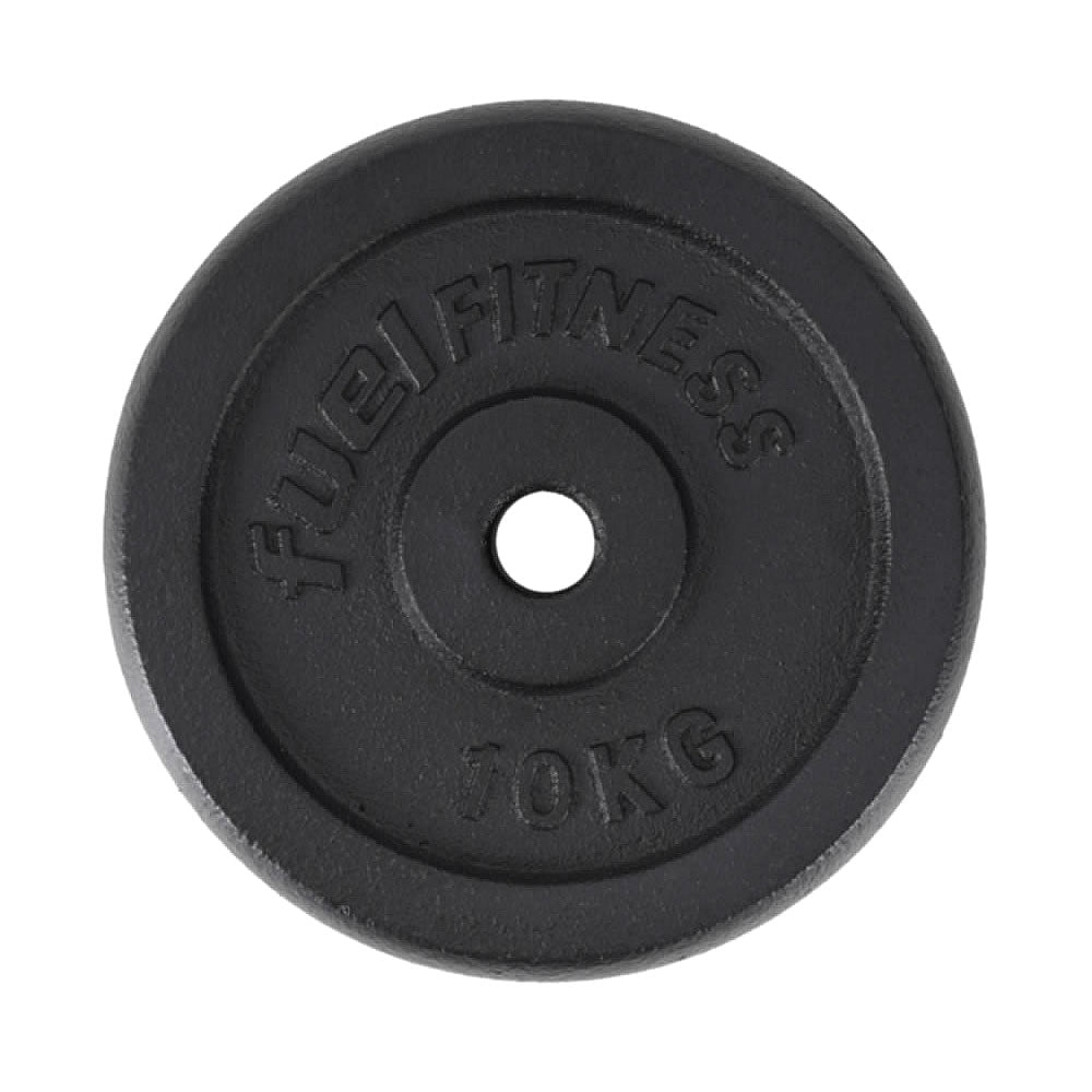 FUEL Fitness Guss-Hantelscheibe 30mm 1x 10kg