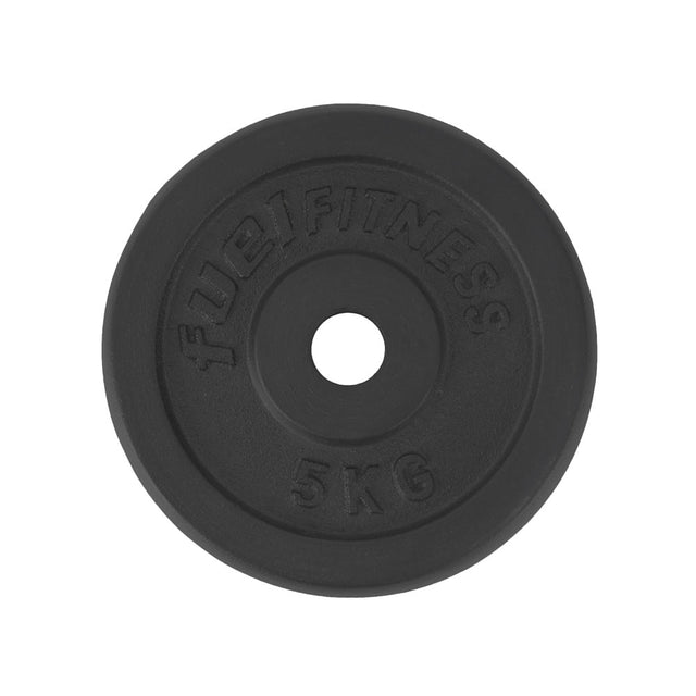 FUEL Fitness Guss-Hantelscheibe 30mm 1x 5kg