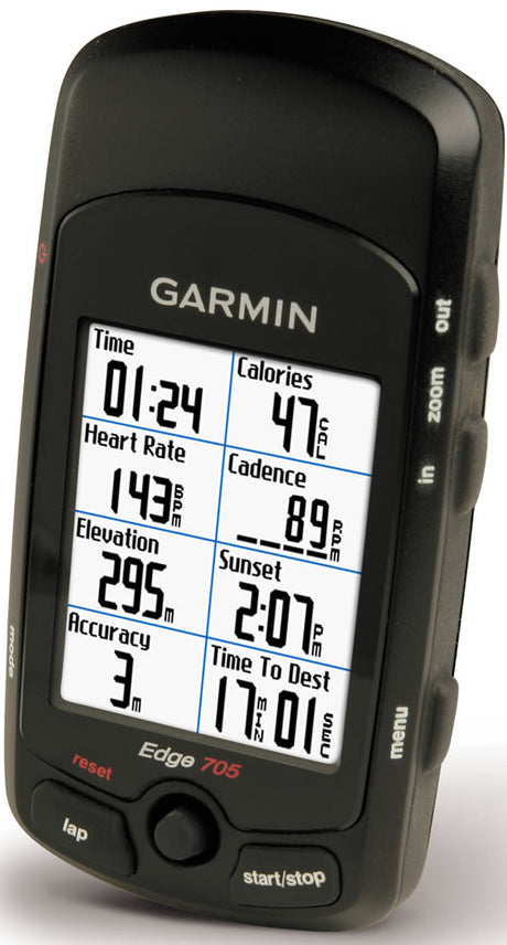 Garmin GPS Edge 705 inkl. Brustgurt und Trittfrequenzsensor