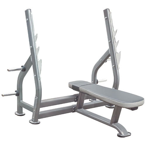 Impulse Flat Bench (Flachbank mit Langhantelständer)