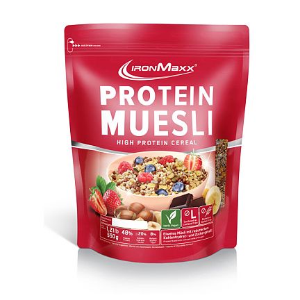 IronMaxx Protein Müsli 550g Beutel Banane