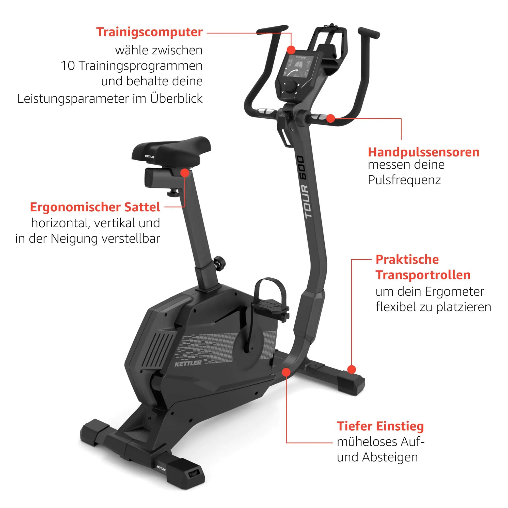 Ergometer Heimtrainer Kettler outlet Axiom bis 180kg