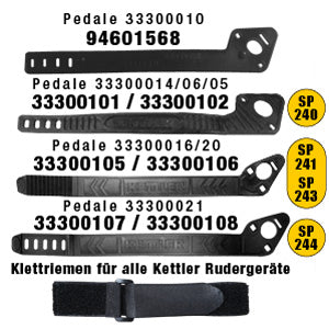 KETTLER® Zubehör Pedalriemen für Pedale (SP-244)