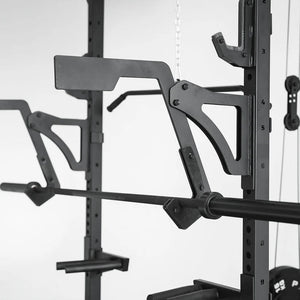 Primal Personal Series Ultimate Half Rack mit Lat Pulldown und Low Row