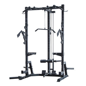 Primal Personal Series Ultimate Half Rack mit Lat Pulldown und Low Row