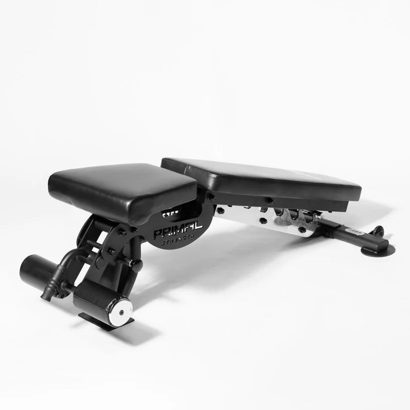 Primal Pro Series Multi Adjustable Hantelbank mit Fußstütze