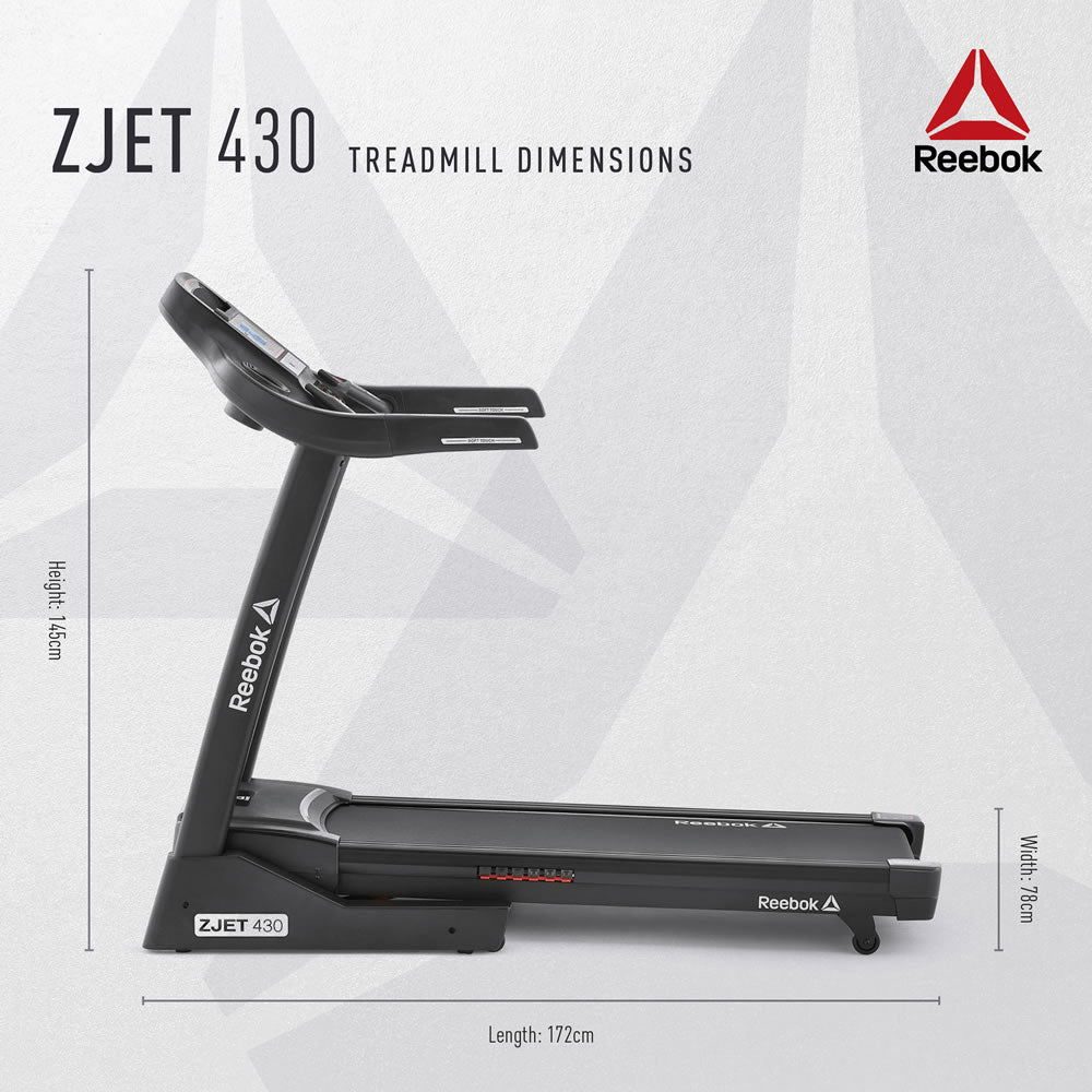 Reebok treadmill 2024 zjet 430