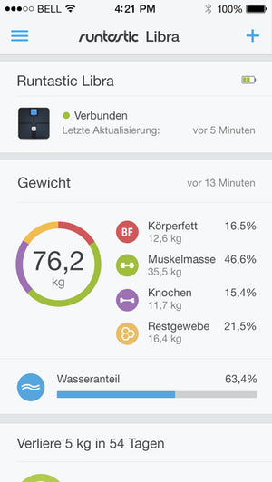 Runtastic LIBRA Bluetooth Smart Waage