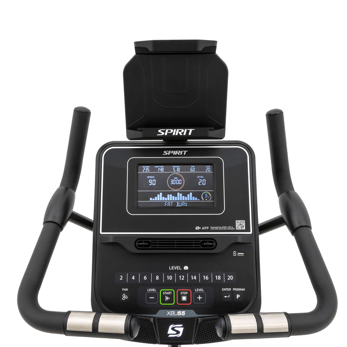 Spirit Fitness Ergometer XBU55 Black