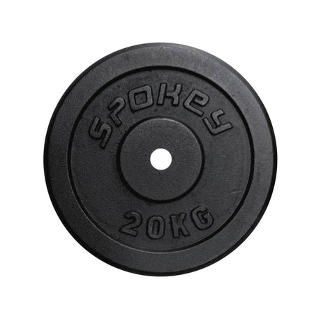 Spokey Gusseisen-Hantelscheibe 1x 20kg, 29mm Lochung