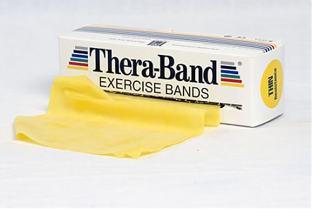 Thera-Band Übungsband klassisch (5,5 m) Leicht/Gelb