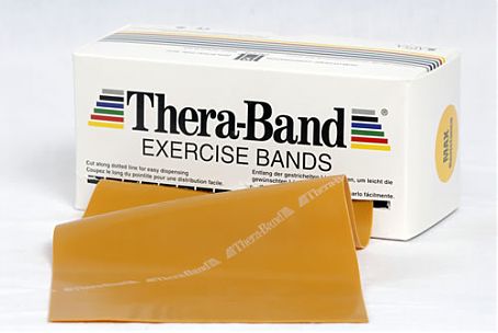 Thera-Band Übungsband klassisch (5,5 m) Maximal Stark/Gold