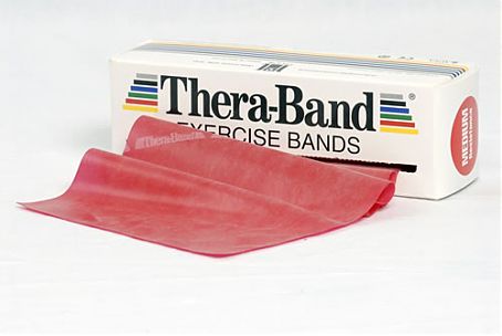 Thera-Band Übungsband klassisch (5,5 m) Mittel/Rot