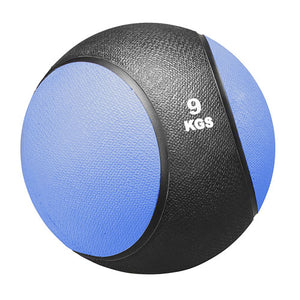 Trendy Esfera Medizinball, zweifarbig 9kg- Blau/Schwarz