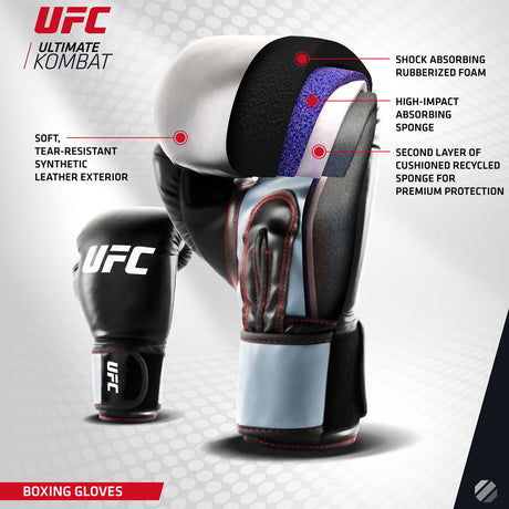 UFC Boxhandschuh Schwarz 10 oz.