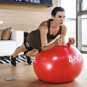 UFC FITBALL Gymnastikball 65cm Rot