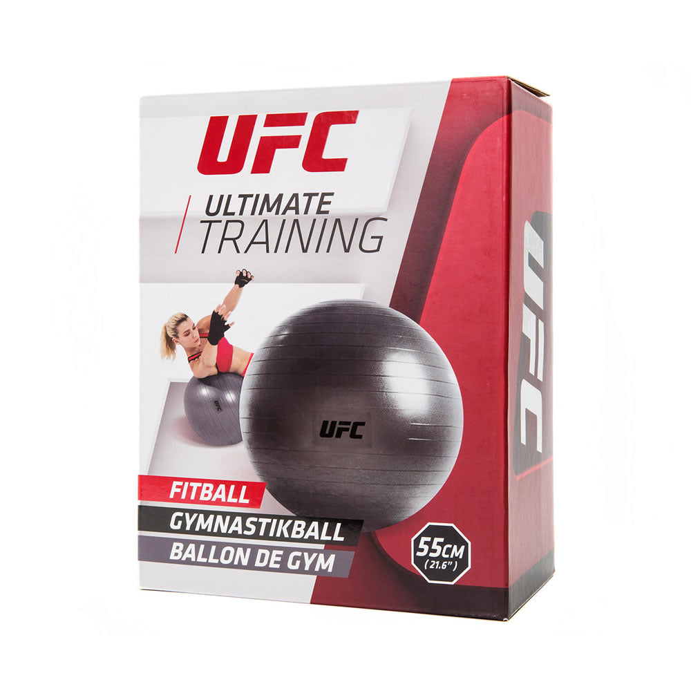 UFC FITBALL Gymnastikball 75 cm Schwarz